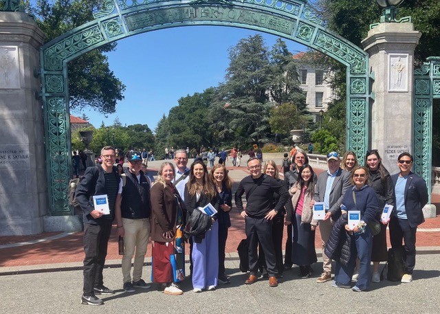 Teambild med Vinnova Wallenberg fellows och våra värdar på University of California, Berkely 