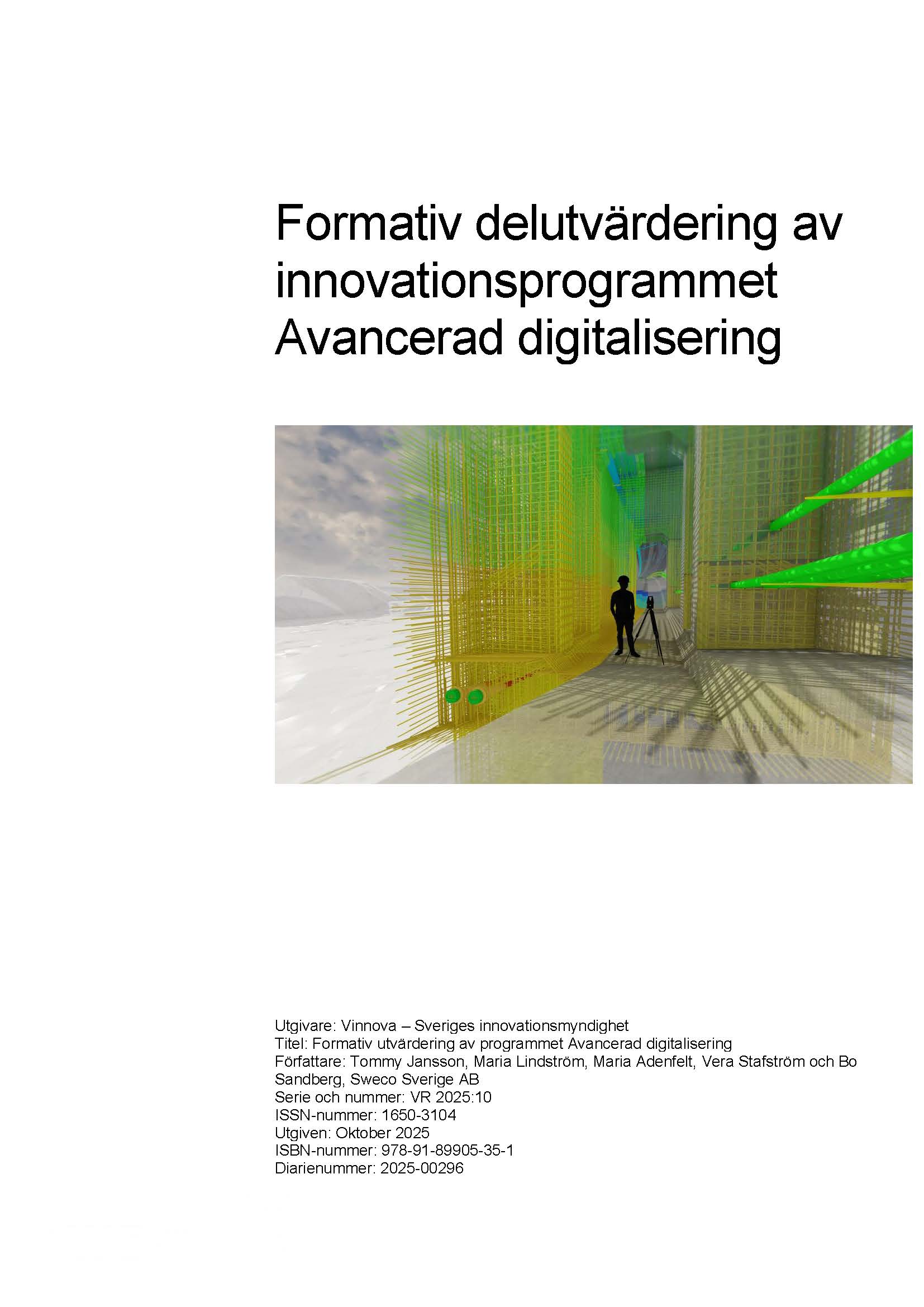 Book cover Learning sub-evaluation of the innovation program Advanced digitalisation