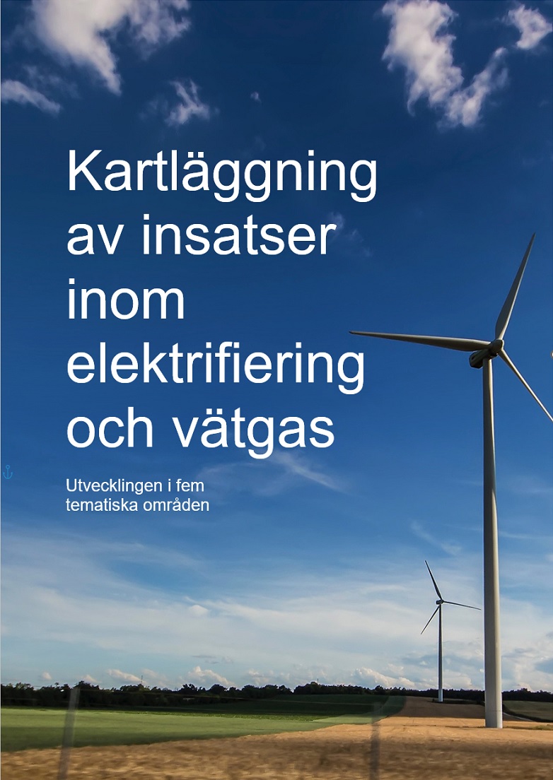 Bokomslag Kartläggning av insatser inom elektrifiering och vätgas