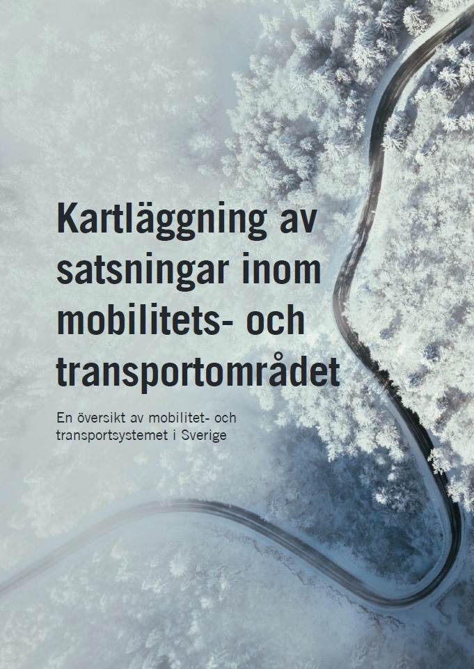 Bokomslag Kartläggning av satsningar inom mobilitets- och transportområdet