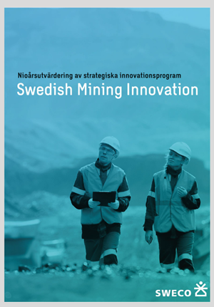 Book cover Nioårsutvärdering av strategiska innovationsprogram: Swedish Mining Innovation