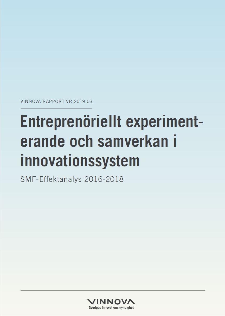 Bokomslag Entreprenöriellt experimenterande och samverkan i innovationssystem
