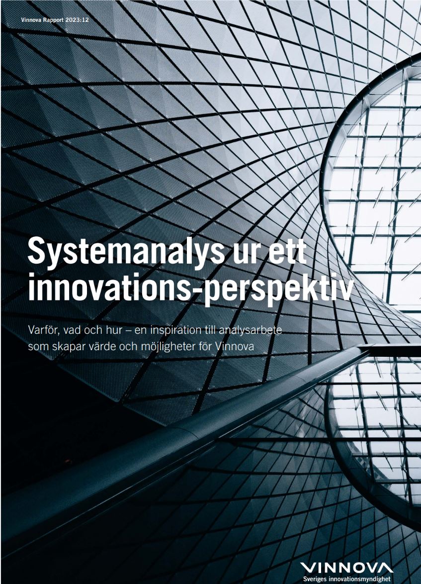 Bokomslag Systemanalys ur ett innovationsperspektiv