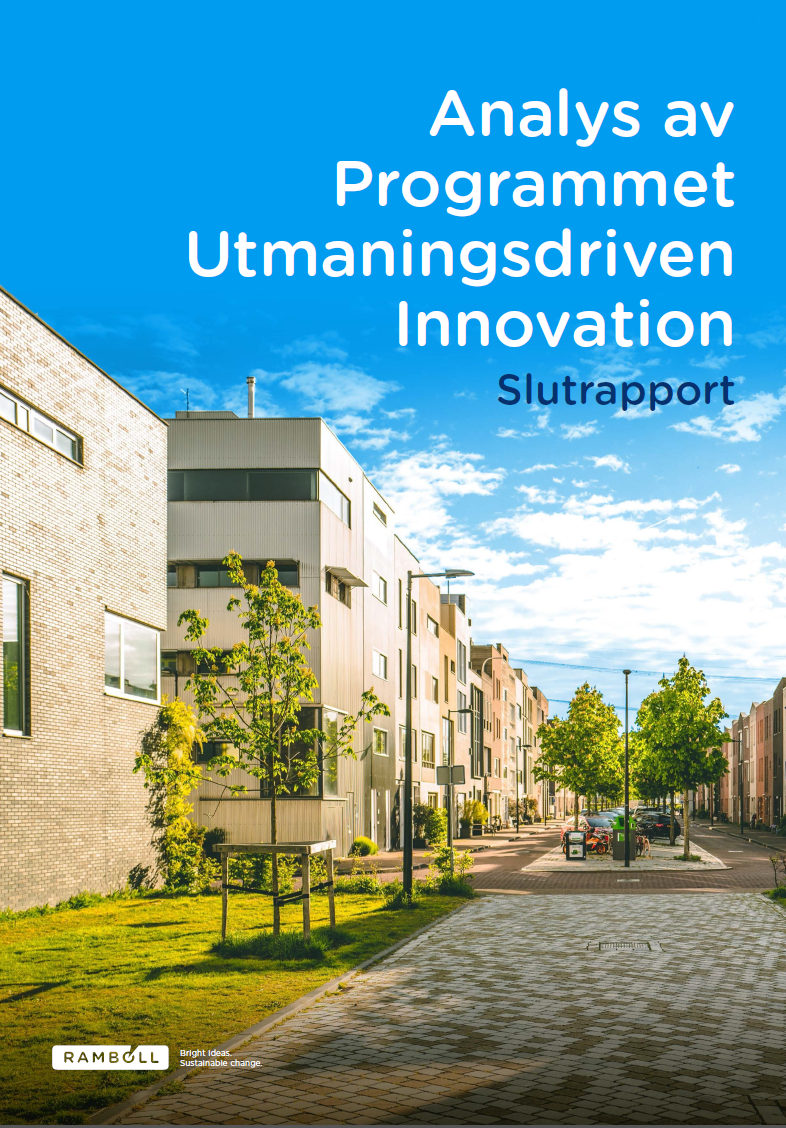 Bokomslag Analys av programmet Utmaningsdriven Innovation