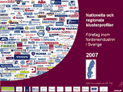 Bokomslag Nationella och regionala klusterprofiler 2007