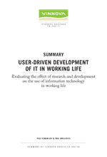 Bokomslag Summary - User-driven development of IT in working Life