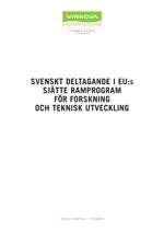 Bokomslag Svenskt deltagande i EU:s sjätte ramprogram för forskning och teknisk utveckling
