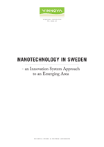 Bokomslag Nanotechnology in Sweden