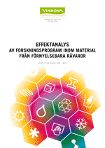 Book cover Effektanalys av forskningsprogram inom material från förnyelsebara råvaror