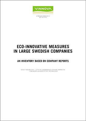 Book cover Eco-innovative measures in large Swedish companies