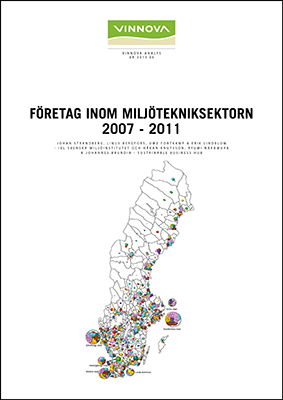 Book cover Företag inom miljötekniksektorn 2007-2011