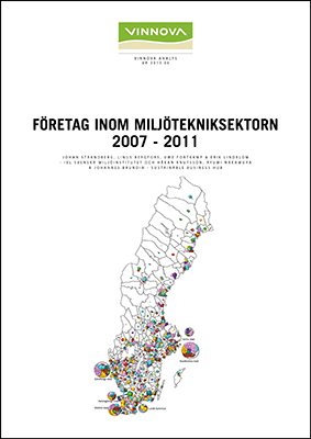 Bokomslag Företag inom miljötekniksektorn 2007-2011