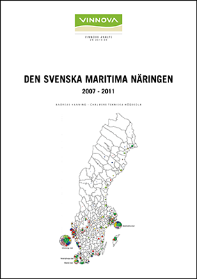 Book cover Den svenska maritima näringen
