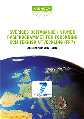 Book cover Sveriges deltagande i sjunde ramprogrammet för forskning och teknisk utveckling (FP7)