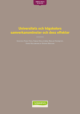 Book cover Universitets och högskolors samverkansmönster och dess effekter
