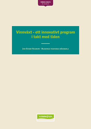 Bokomslag Vinnväxt - ett innovativt program i takt med tiden