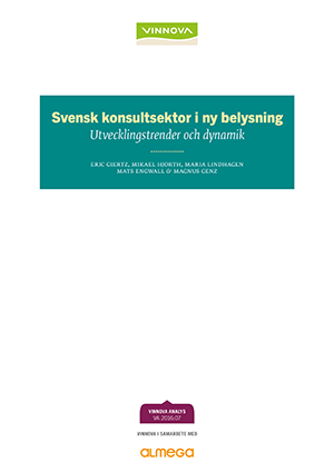 Book cover Svensk konsultsektor i ny belysning