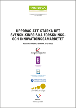 Bokomslag Uppdrag att stärka det svensk-kinesiska forsknings- och innovationssamarbetet