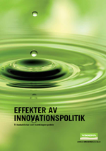 Book cover Effekter av innovationspolitik