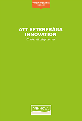 Book cover Att efterfråga innovation