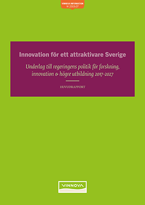 Book cover Innovation för ett attraktivare Sverige