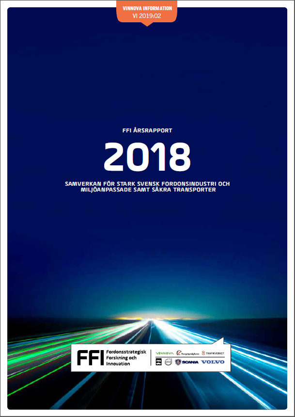 Bokomslag FFI årsrapport 2018