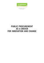 Bokomslag Public procurement as a driver for innovation and change