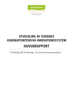 Bokomslag Utveckling av Sveriges kunskapsintensiva innovationssystem - Huvudrapport