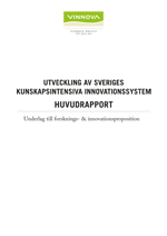 Book cover Utveckling av Sveriges kunskapsintensiva innovationssystem - Huvudrapport