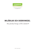 Book cover Miljöbilar och biodrivmedel