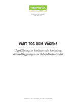 Book cover Vart tog dom vägen?