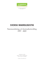 Book cover Svensk makrologistik