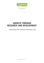 Bokomslag Growth through Research and Development