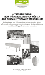 Book cover Affärsutveckling inom trämanufaktur och möbler - hur skapas effektivare värdekedjor?