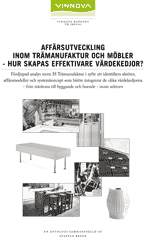 Bokomslag Affärsutveckling inom trämanufaktur och möbler - hur skapas effektivare värdekedjor?