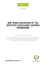 Bokomslag Mid Term Evaluation of the Institute Excellence Centres Programme