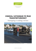 Book cover Vinnovas satsningar på ökad transportsäkerhet