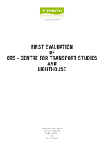 Bokomslag First evaluation of CTS - Centre for Transport Studies and LIGHTHOUSE