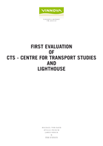 Book cover First evaluation of CTS - Centre for Transport Studies and LIGHTHOUSE