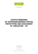 Bokomslag Etapputvärdering av centrumbildningen Virtual Prototyping and Assessment by Simulation - ViP