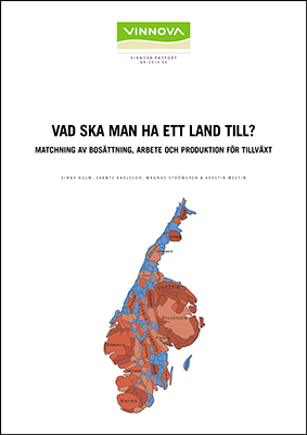 Book cover Vad ska man ha ett land till?