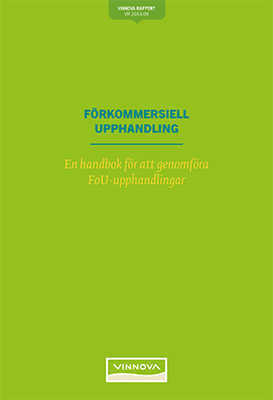 Book cover Förkommersiell upphandling