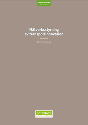 Book cover Nätverksstyrning av transportinnovation