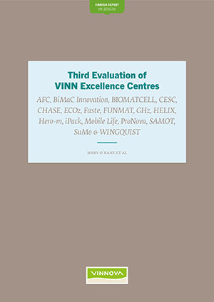 Book cover Third Evaluation of Vinn Excellence Centres