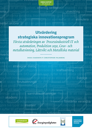 Book cover Utvärdering strategiska innovationsprogram