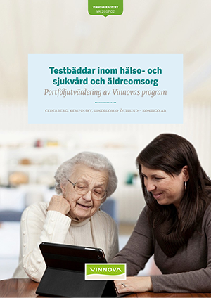 Book cover Testbäddar inom hälso- och sjukvård och äldreomsorg