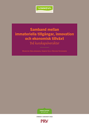 Bokomslag Samband mellan immateriella tillgångar, innovation och ekonomisk tillväxt