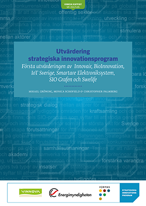 Book cover Utvärdering strategiska innovationsprogram