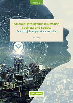 Book cover Artificial intelligence in Swedish business and society - summary