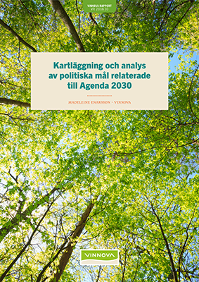 Bokomslag Kartläggning och analys av politiska mål relaterade till Agenda 2030